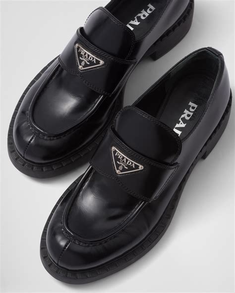 prada classic loafers|Prada loafers heels.